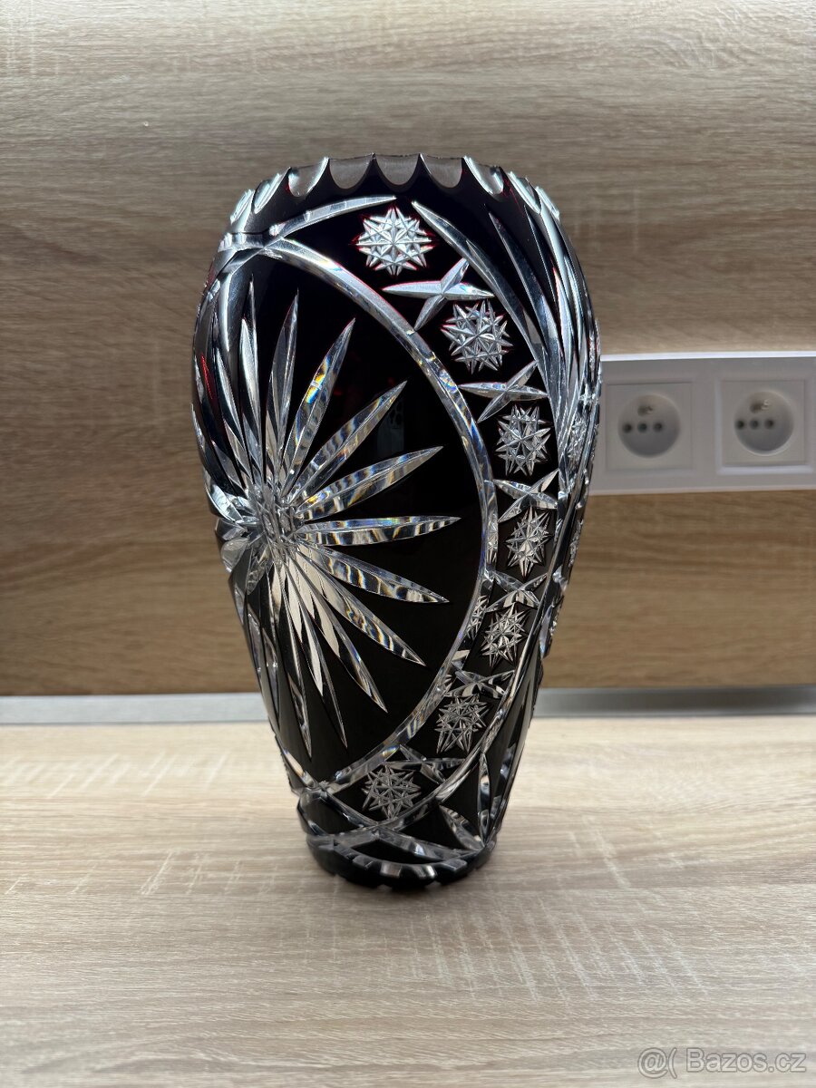 Vaza Bohemia crystal