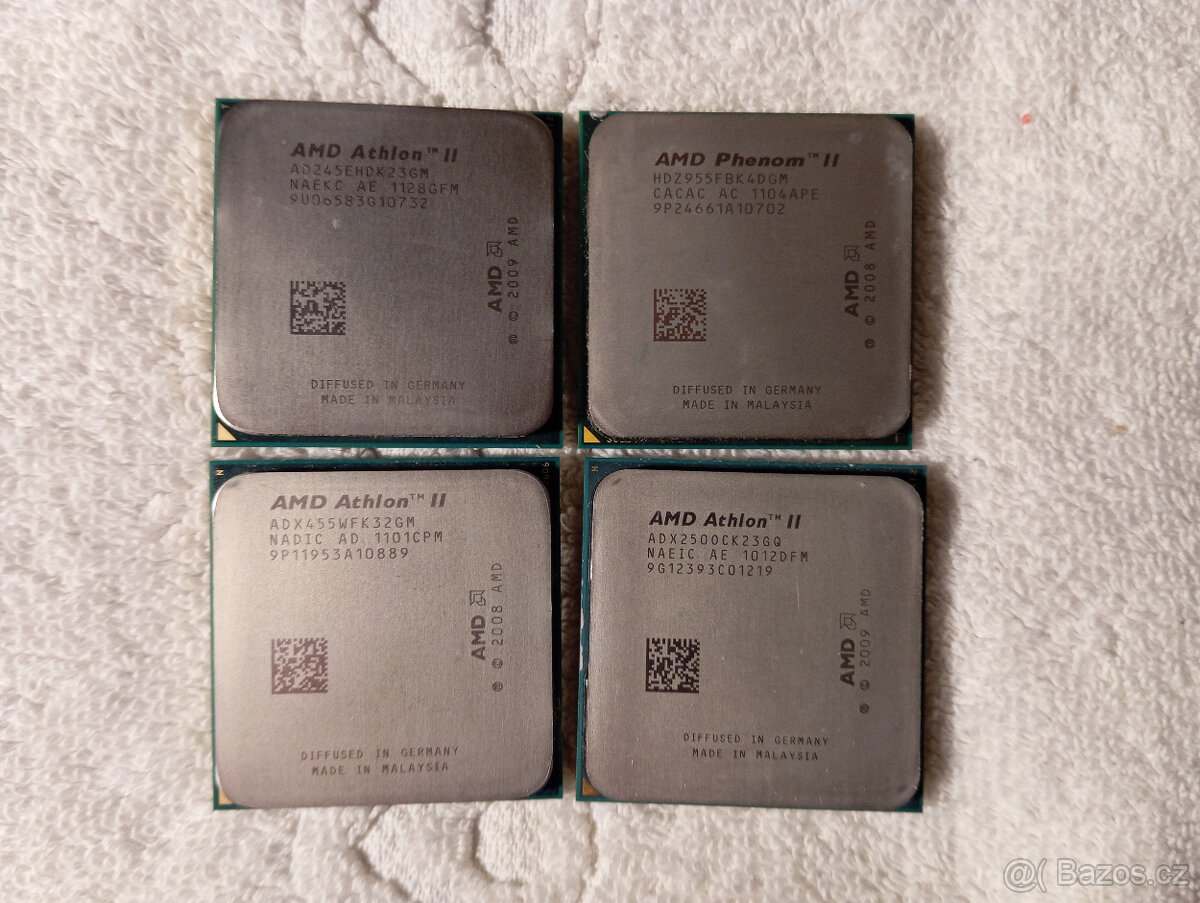CPU - AMD Athlon II, 3 kusy