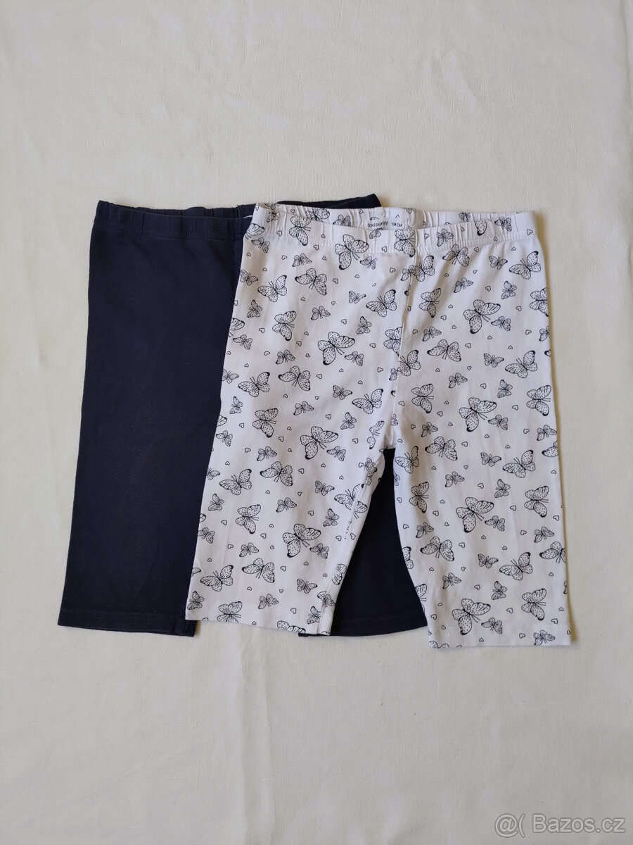 Set: 2x dívčí kraťasy; vel. 134