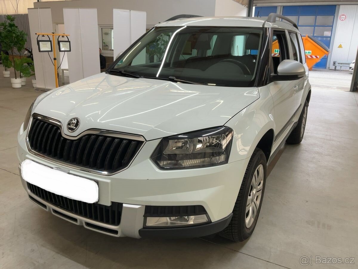 Škoda Yeti 1.2 Tsi 81KW 7/2016 TOP 154 tkm VYHŘ. SEDADEL