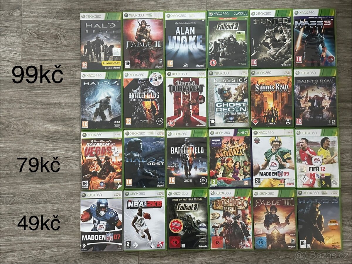 Xbox 360 hry LEVNÉ