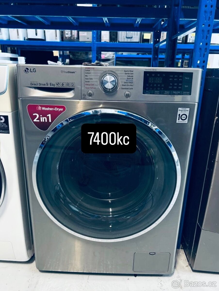 Pračka LG se sušičkou 9+6 parní a+++