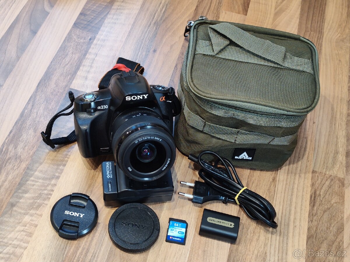 DSLR Sony Alpha A 230 + DT 18-55mm