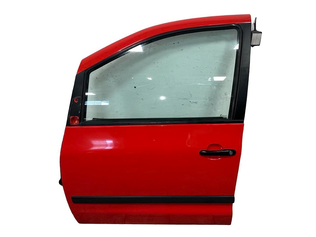 Levé přední dveře červená LY3D VW Sharan 7M r.v. 2007