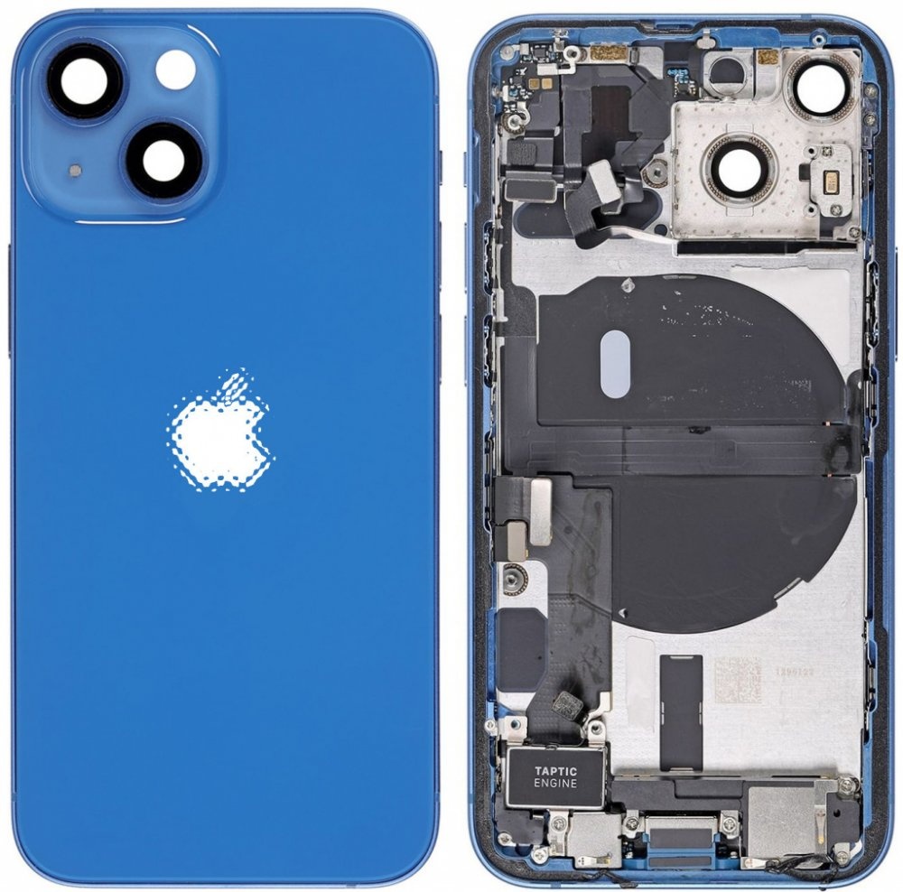 Apple iPhone 13 Blue - Housing - OSAZENÝ