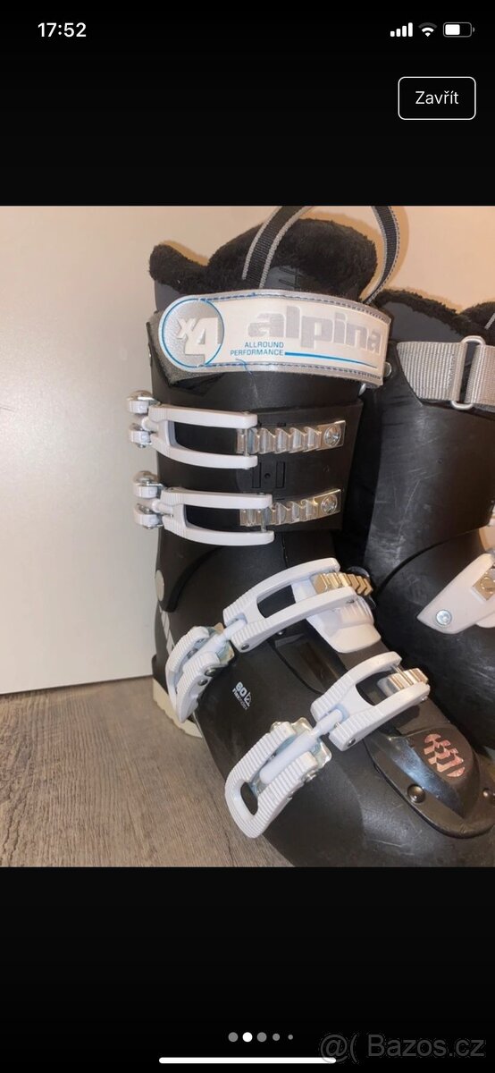 Prodám lyžáky vel 39