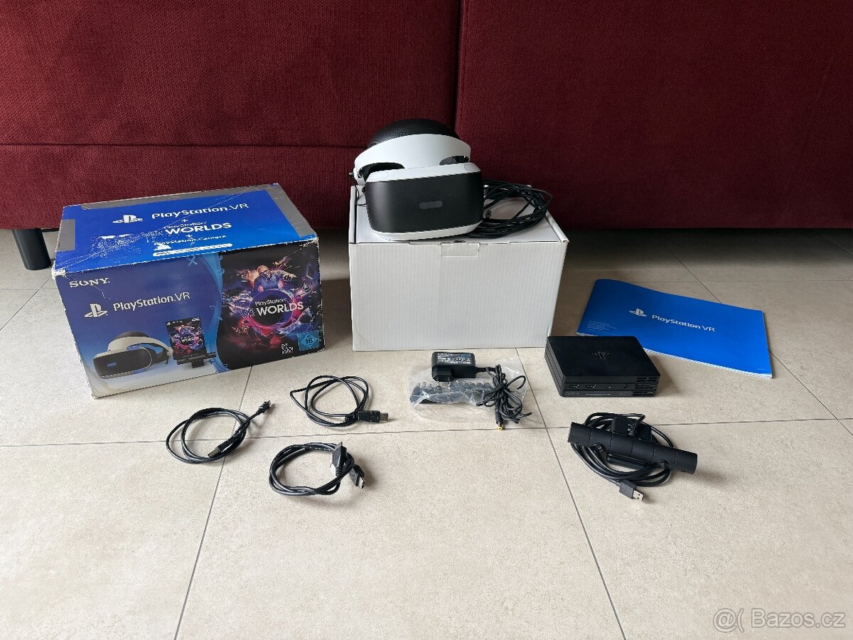Virtuální realita CUH-ZVR2 pro PS4,PS5 OVP+redukce