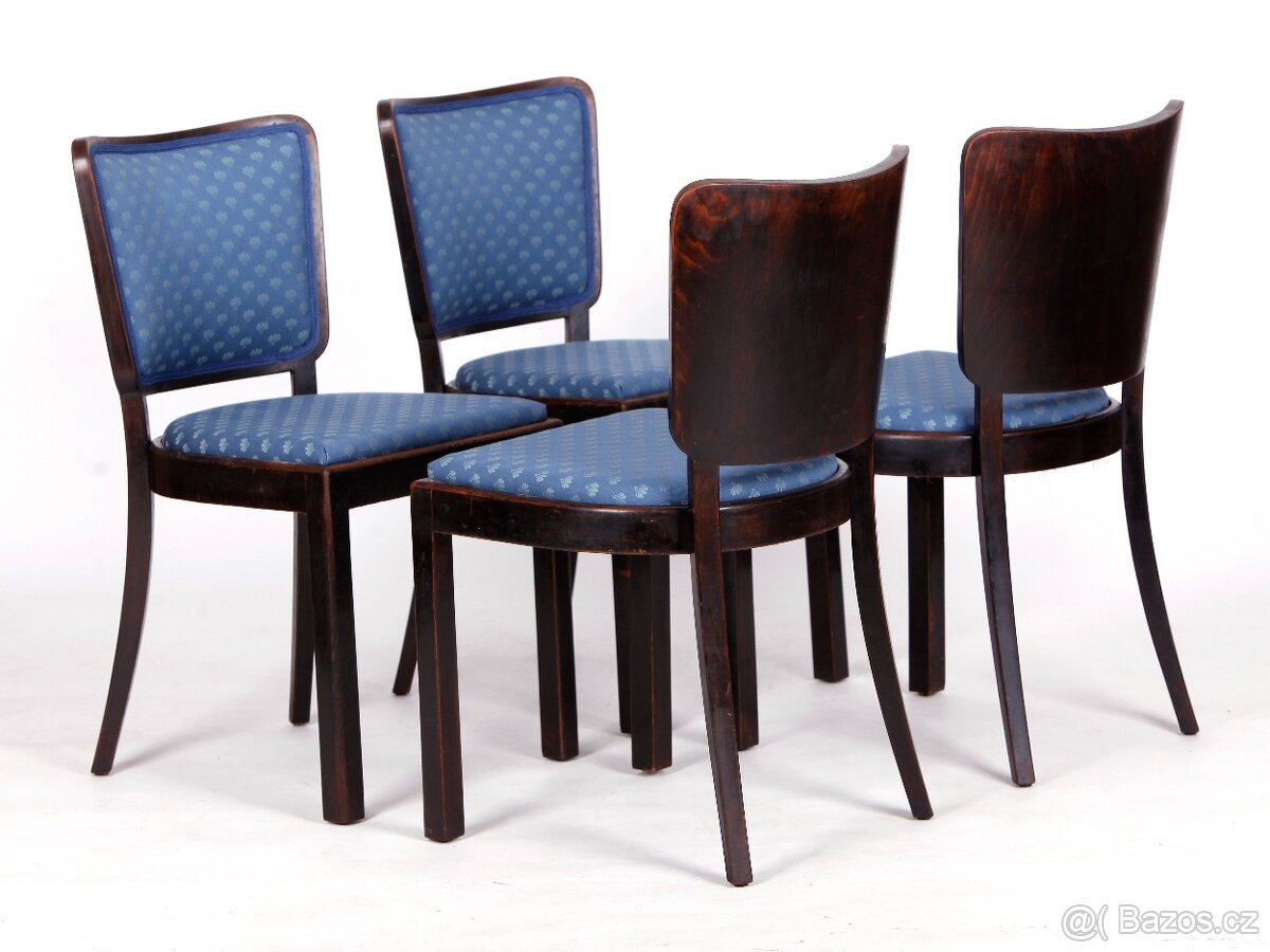 Přečalouněné židle THONET, výroba 1935 v Prostějov