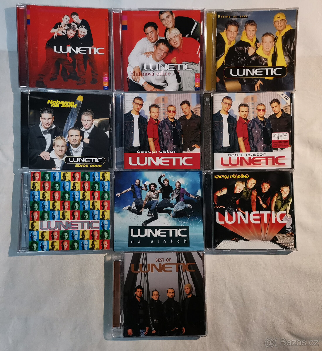 LUNETIC / TĚŽKEJ POKONDR - KOMPLET DISKOGRAFIE NA CD