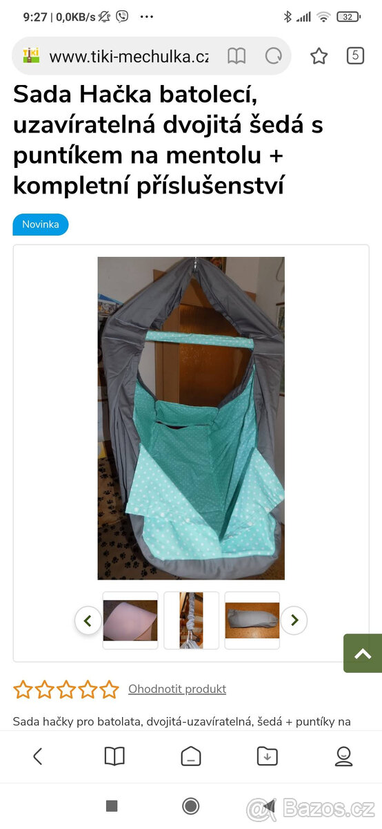 Závěsná Hacka Tiki Měchulka - dvojitá