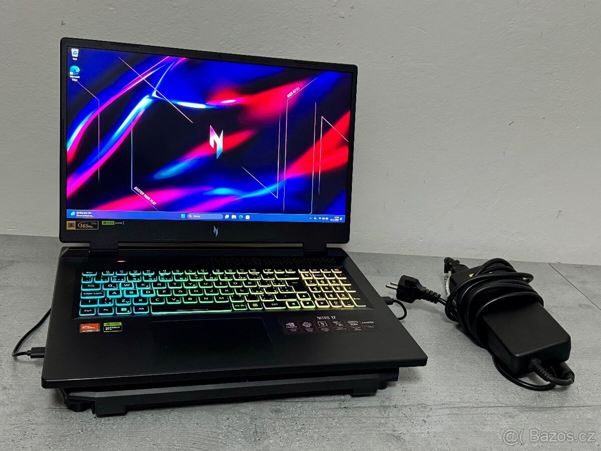 VÝKONNÝ HERNÍ NOTEBOOK ACER NITRO RTX 4070 [ZÁRUKA]