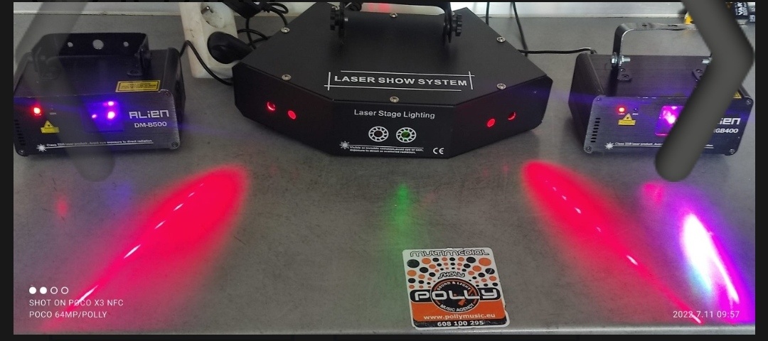 Prodá 3x použítý laser