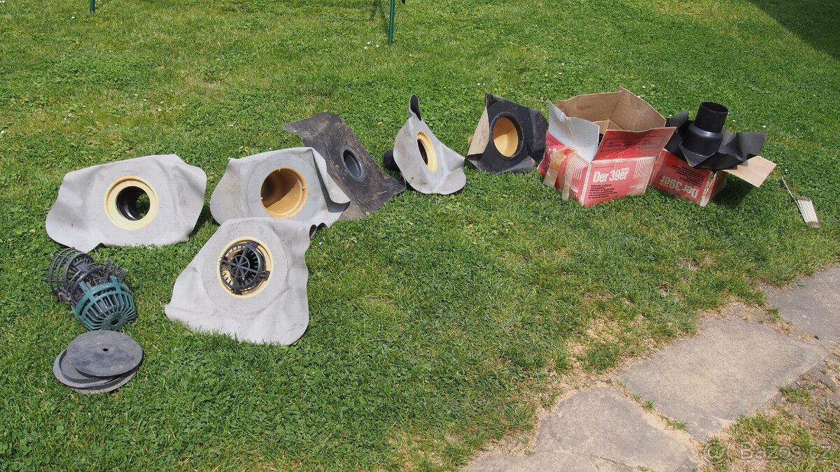 Střešní vpusti dešťové vody pro ploché střechy