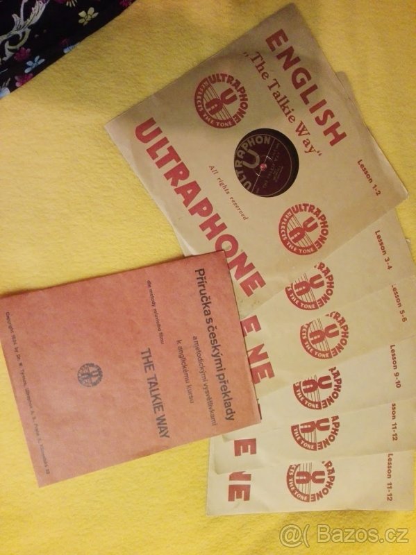 KURS ANGLIČTINY NA DESKÁCH + PŘÍRUČKA Z ROKU 1934