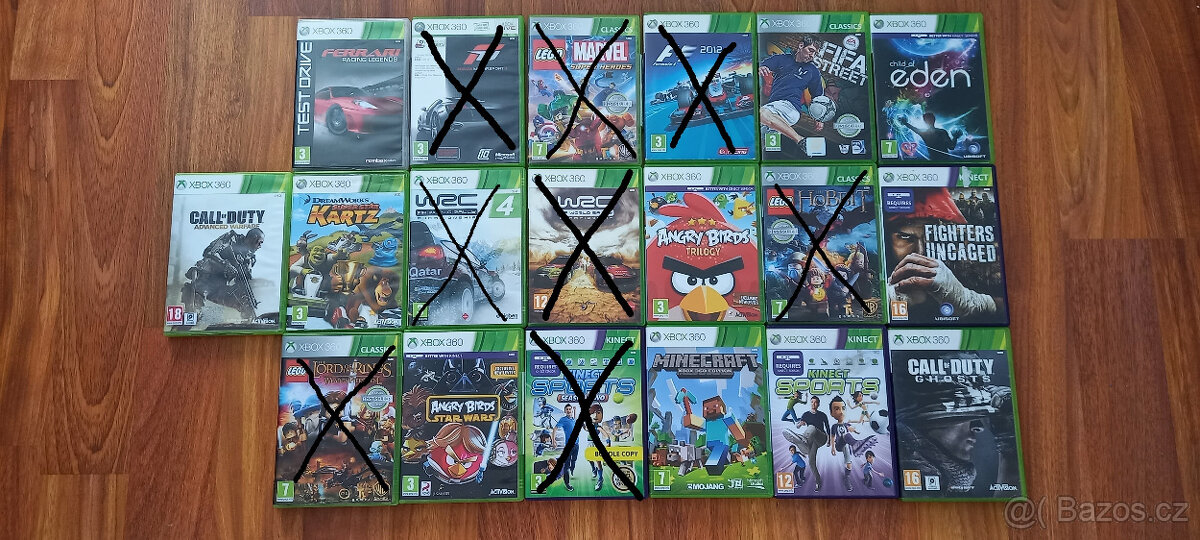 Prodám hry na XBOX 360 4. část