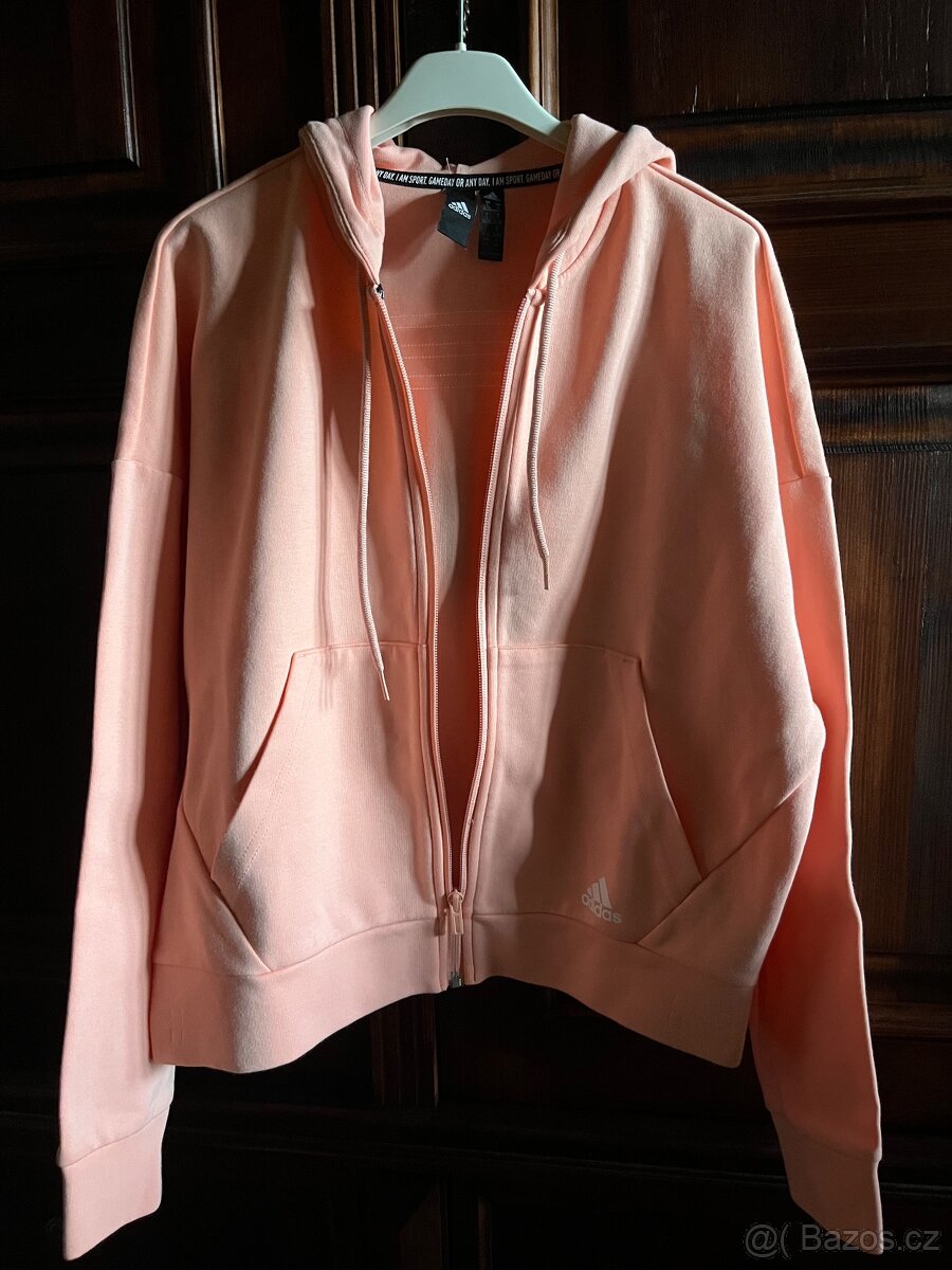 Nová dámská mikina Adidas na zip, s kapucí, vel S