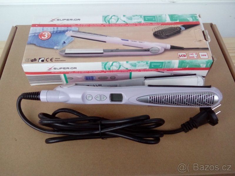 ŽEHLIČKA NA VLASY S LCD DISPLEJEM