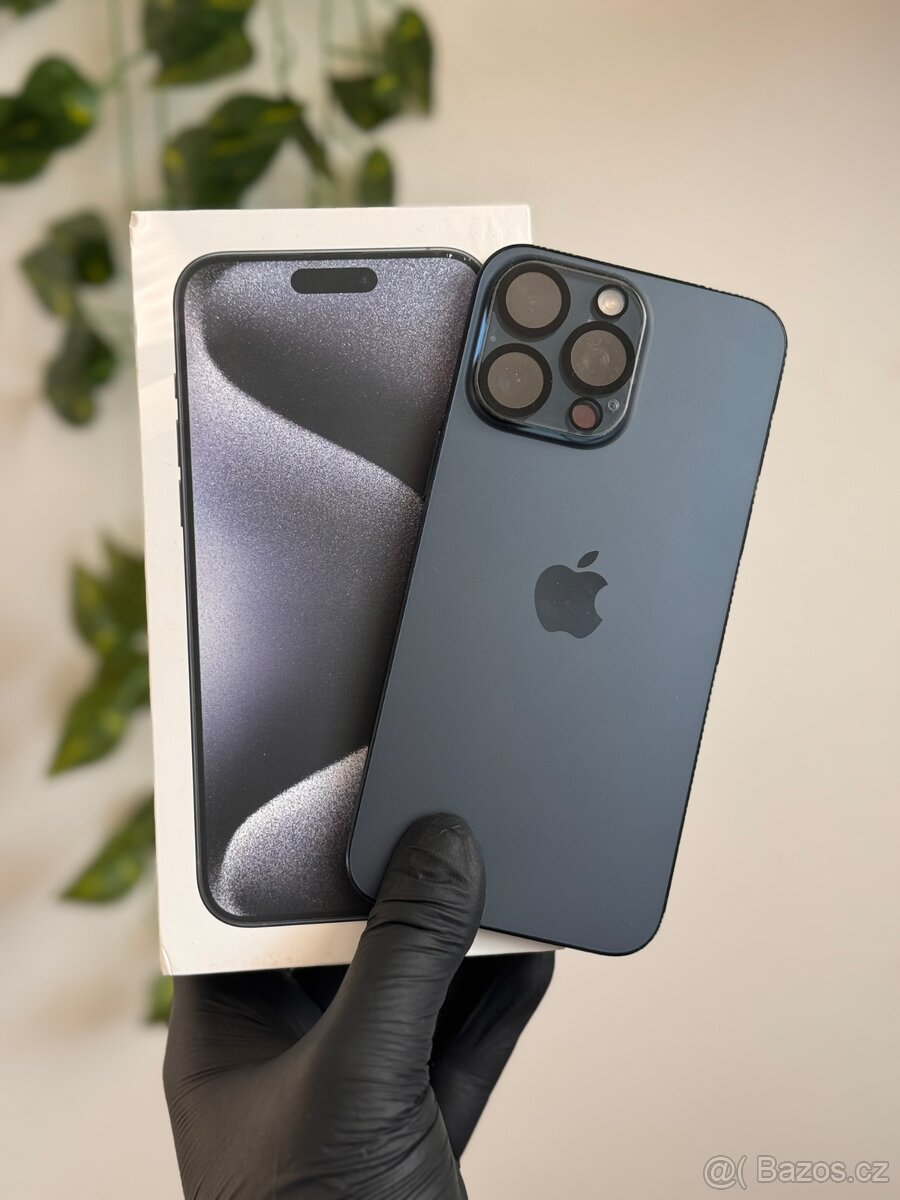 iPhone 15 Pro Max 256GB modrý