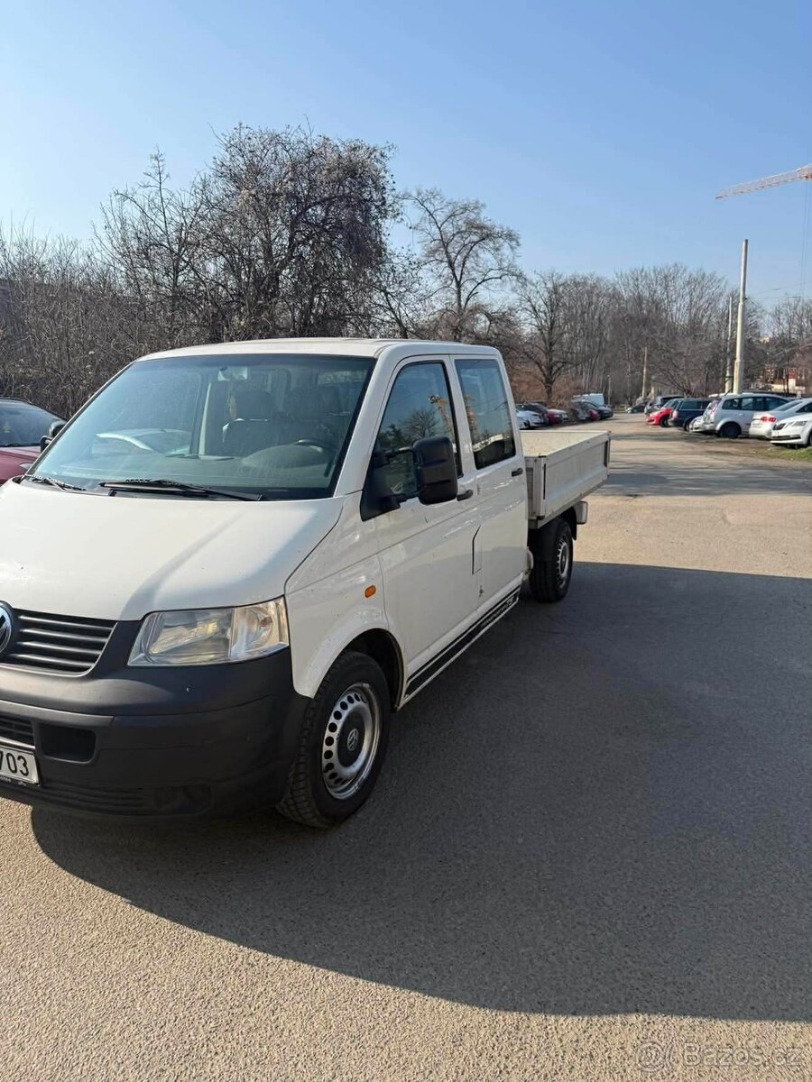 VW Transporter T5, double cab( 5 míst)