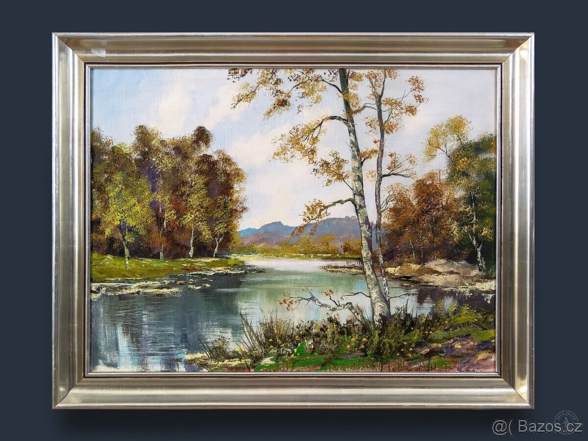 Řeka, Fellner, 930×730 mm