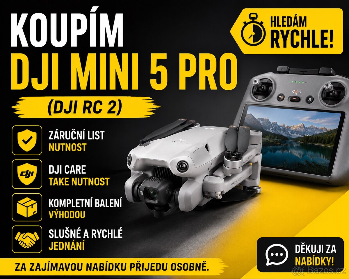 Koupím DJI Mini 5 Pro