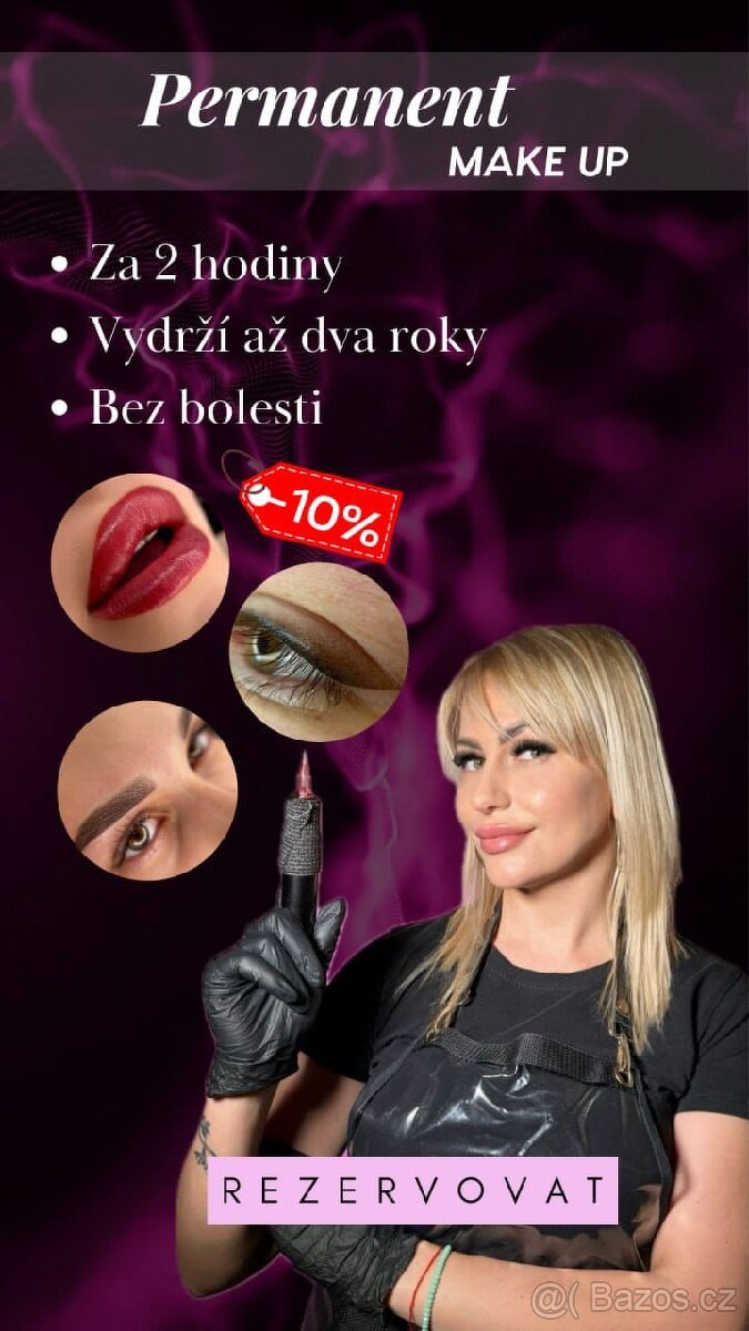 Profesionální permanentní make-up ve Praze