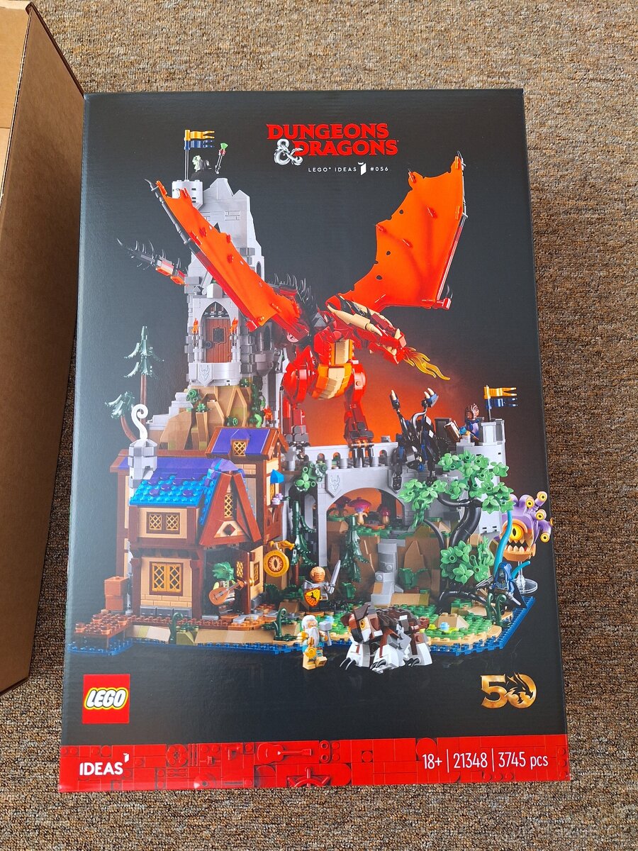 LEGO ideas 21348 Dungeons & Dragons: Příběh Rudého draka