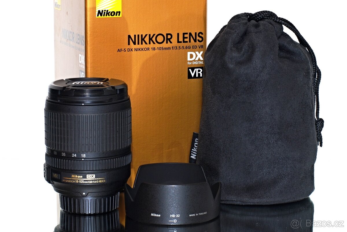 Nikon AF-S 18-105mm VR DX NEPOUŽÍVANÝ