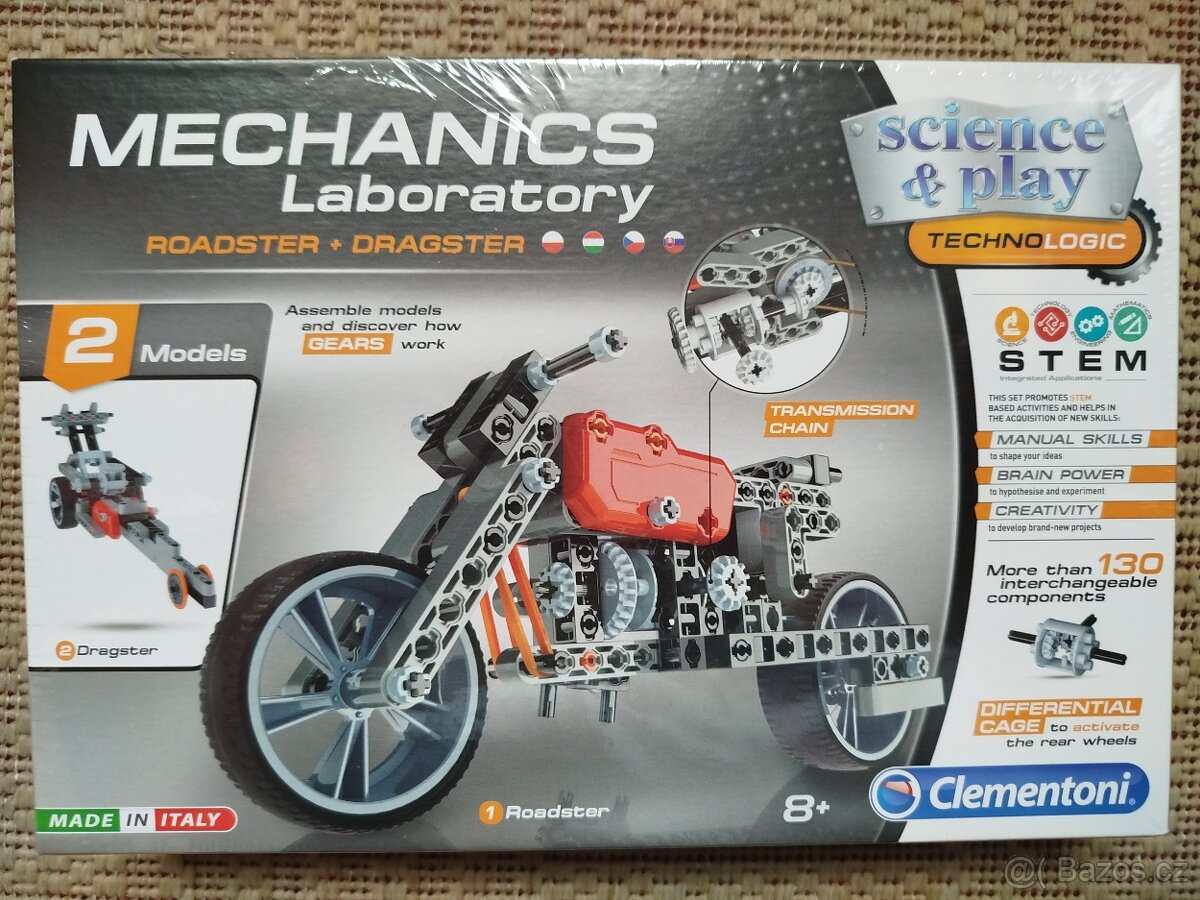 Stavebnice Clementoni Mechanická laboratoř Roadster