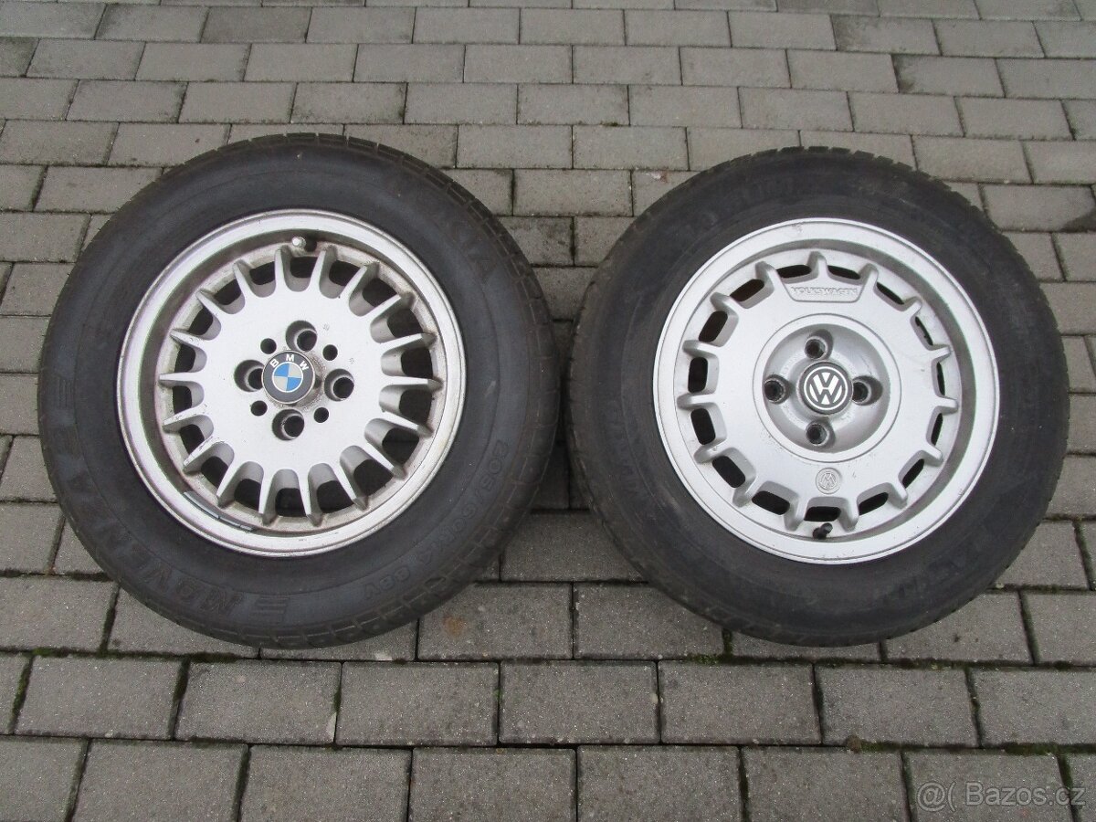 ORIGINAL ALU KOLA BMW řady 3 E 30 a VW Passat B3