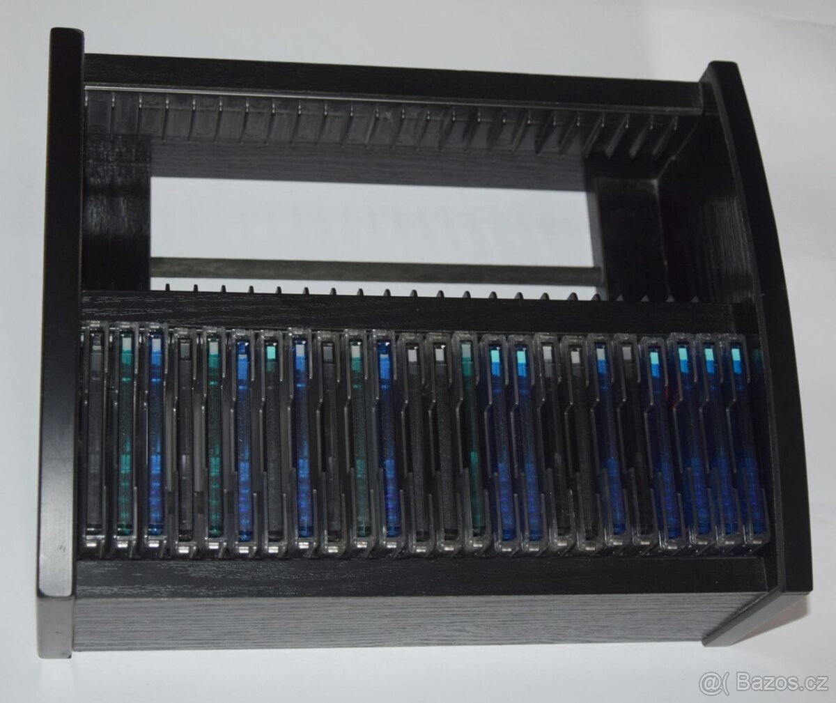 Minidisc MD minidisk box dřevěný HAMA na 48 MD + 24x MD