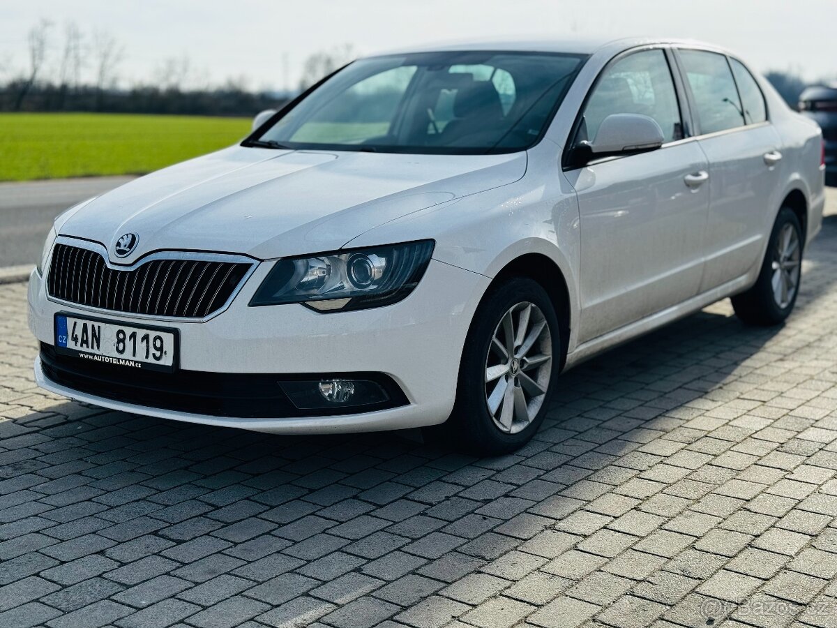 Pronájem vozu Škoda Superb II 2.0 TDI, DSG, r.v. 2015