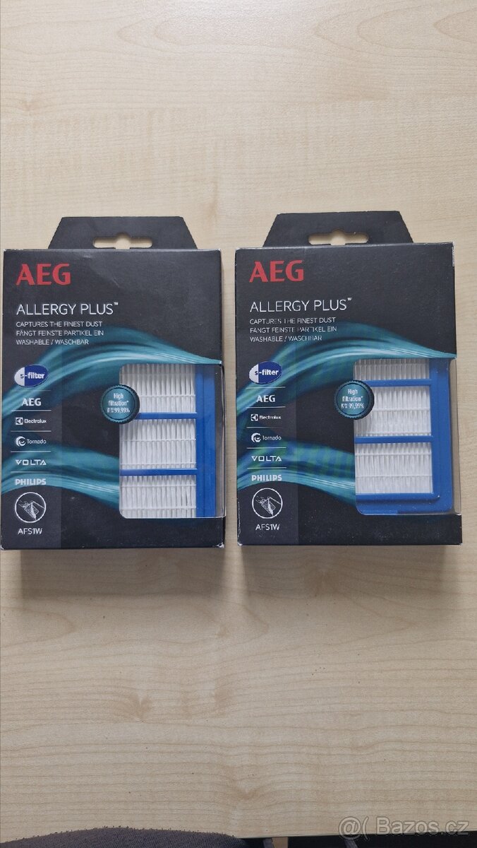 Filtry do vysavače AEG allergy plus