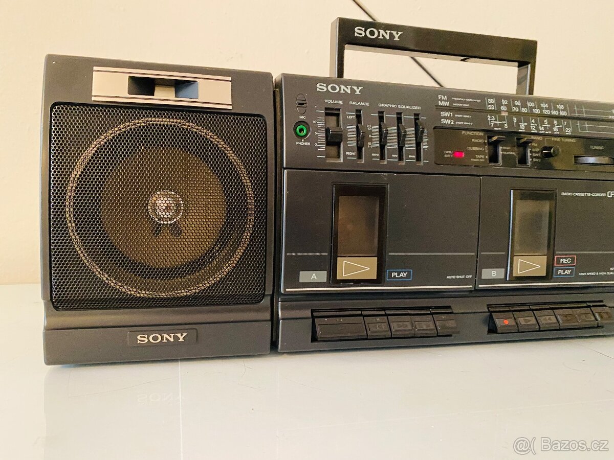 Radiomagnetofon Sony CFS-W350S, rok 91