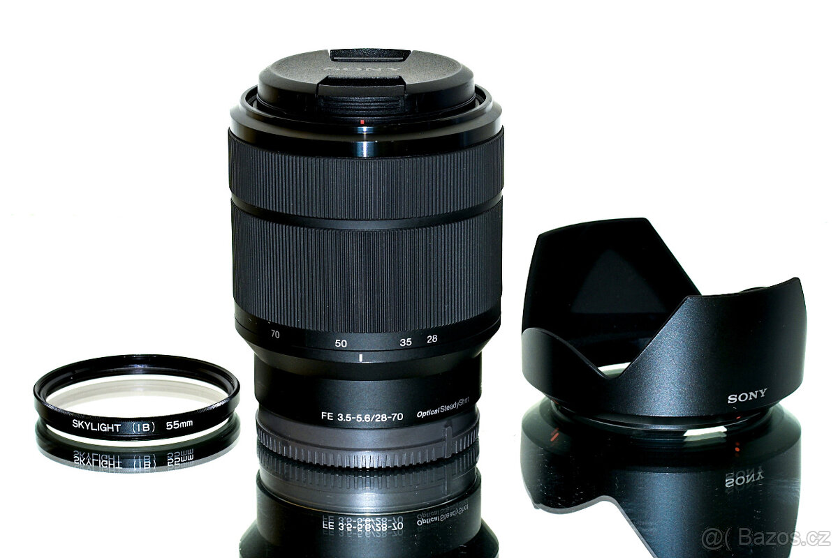 Sony FE 28-70mm f/3,5-5,6 + UV Skilight filtr TOP STAV