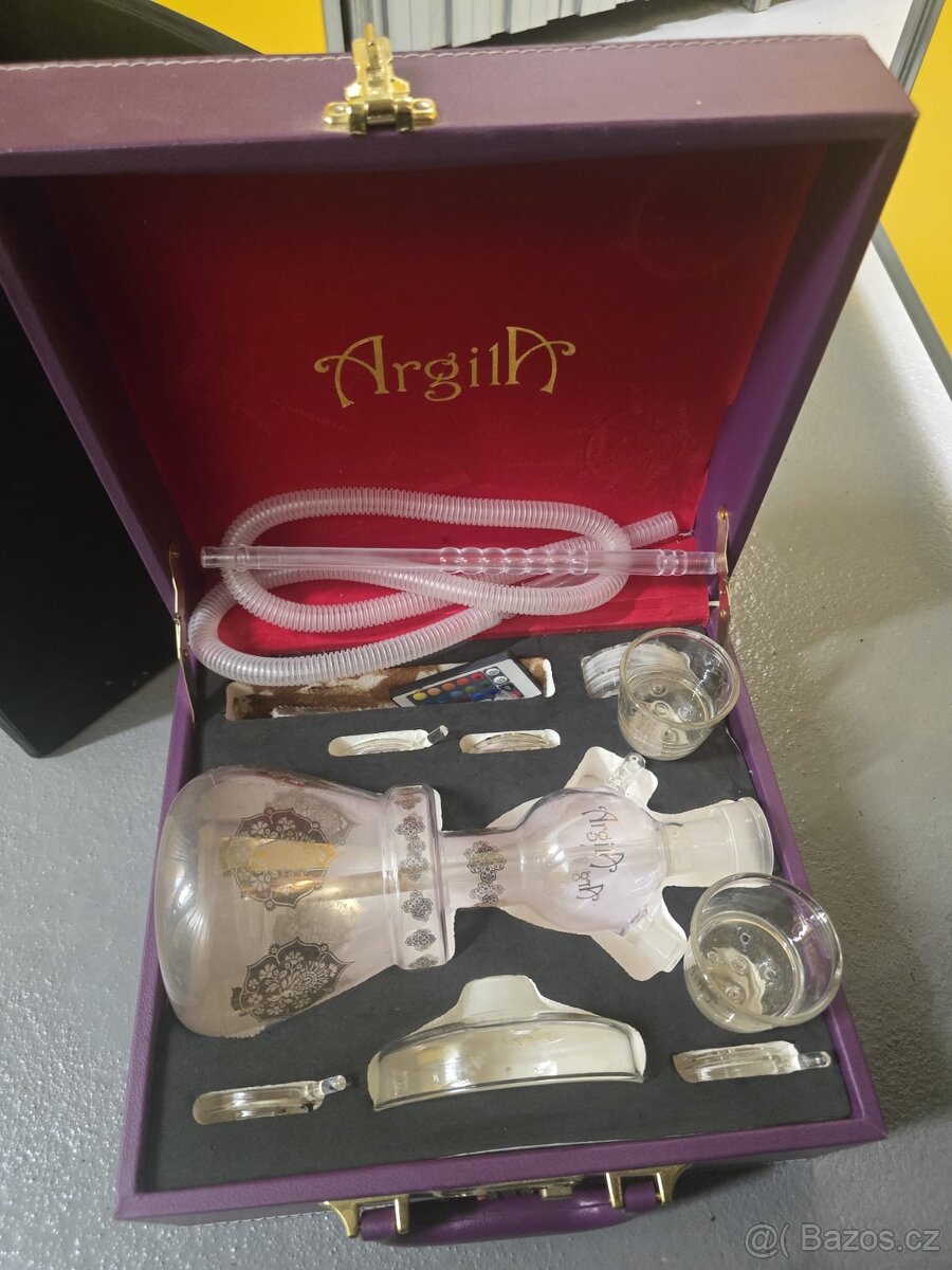 Vodní skládací skleněná dýmka