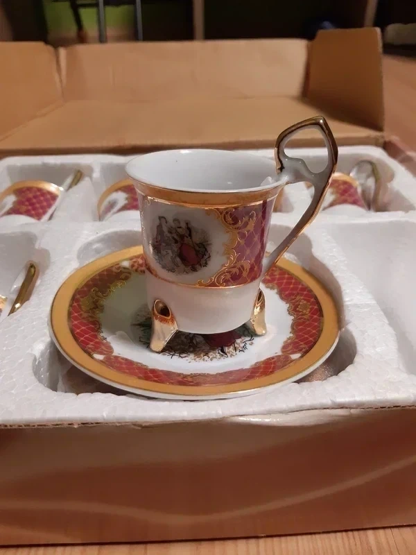 Porcelánová sada na kávu