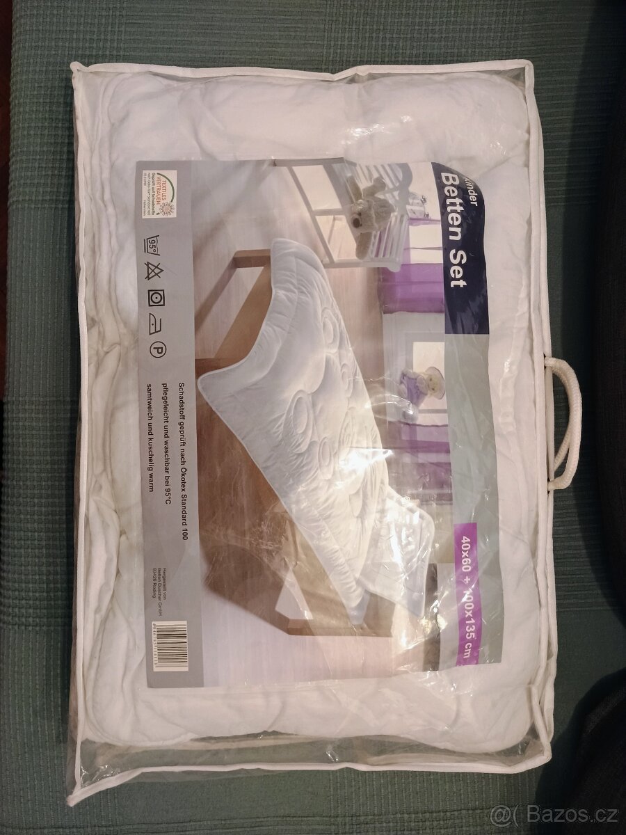 Dětský set polštáře a přikrývky