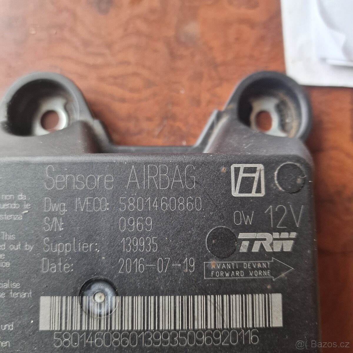 Iveco Daily-řídící jednotka airbag řidiče.v.2014.
