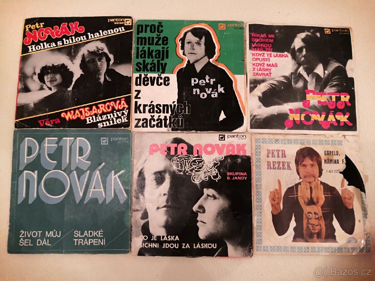 Malé gramofonové desky Petr Novák, Petr Rezek