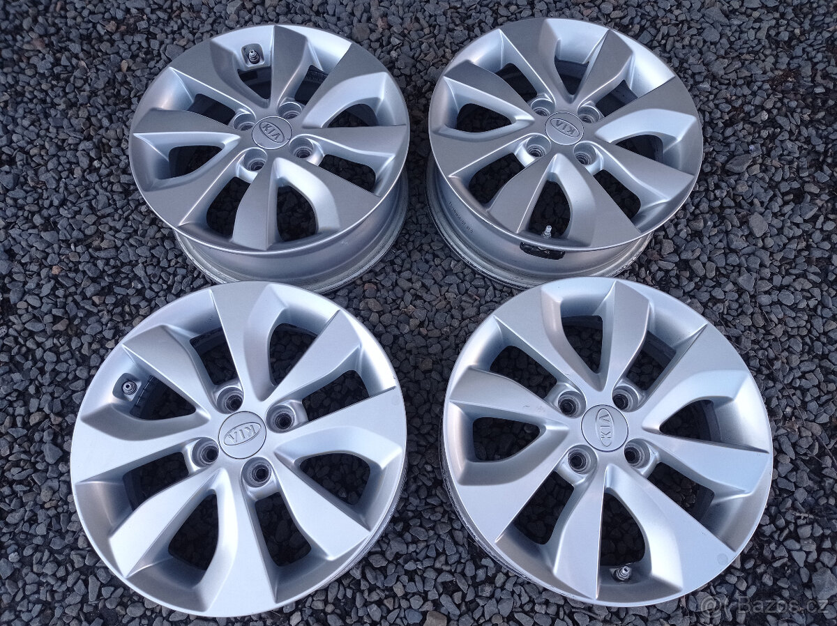 4x100 Kia Rio 5,5Jx15 ET36 alu disky