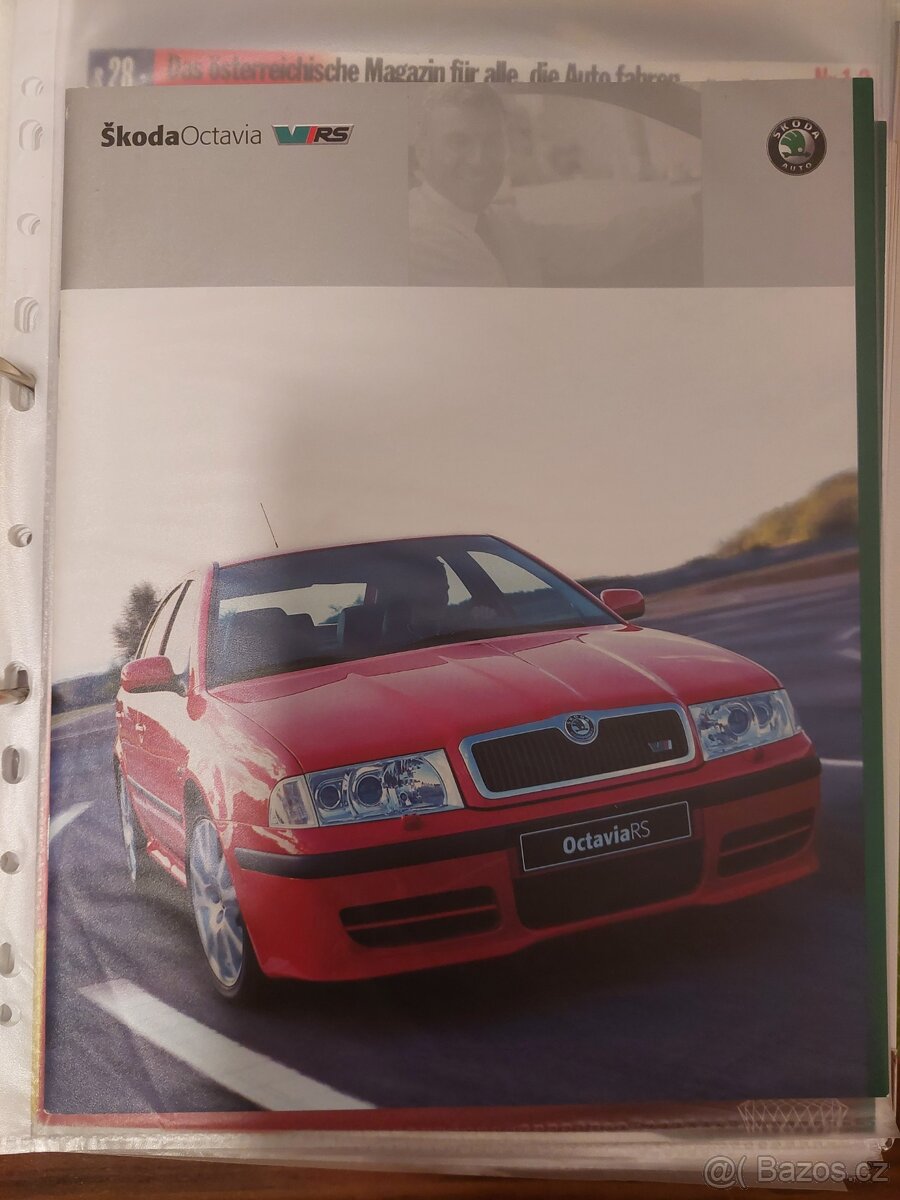 Skoda Octavia Rs 1.8t WRC originální prospekt prodam