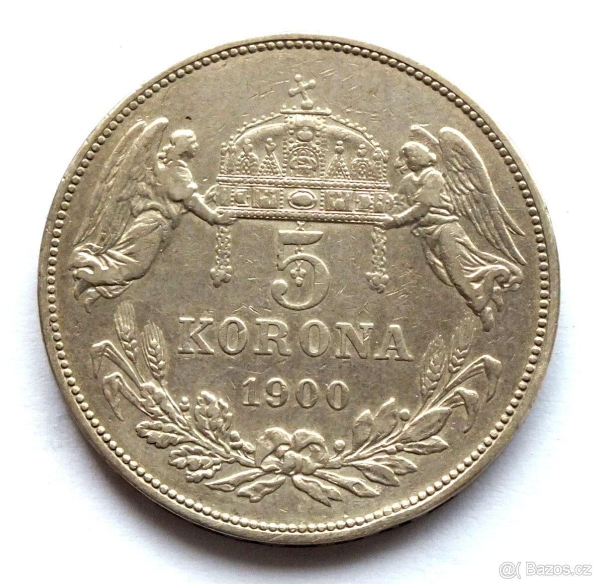 František Josef I., 5 koruna 1900 KB, Kremnica, Ag 900/1000