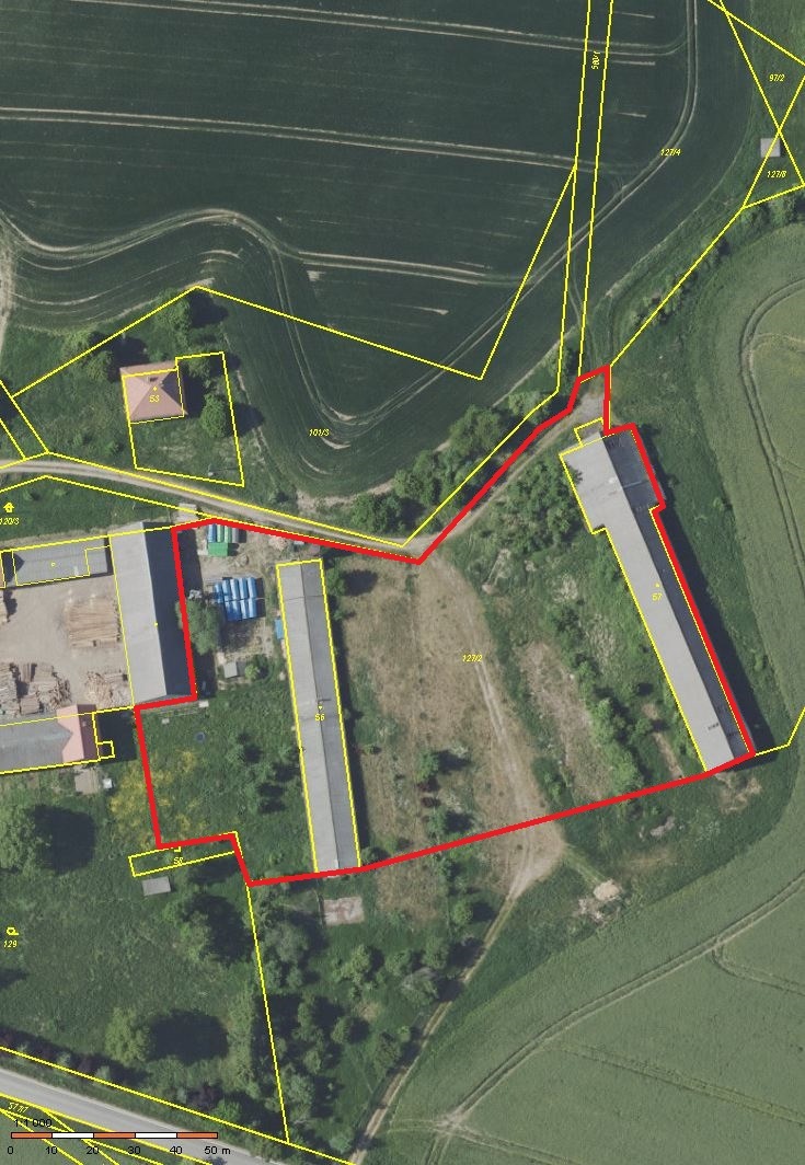 Prodej výrobní haly, prostoru 10453 m² Jankov - Bedřichovice