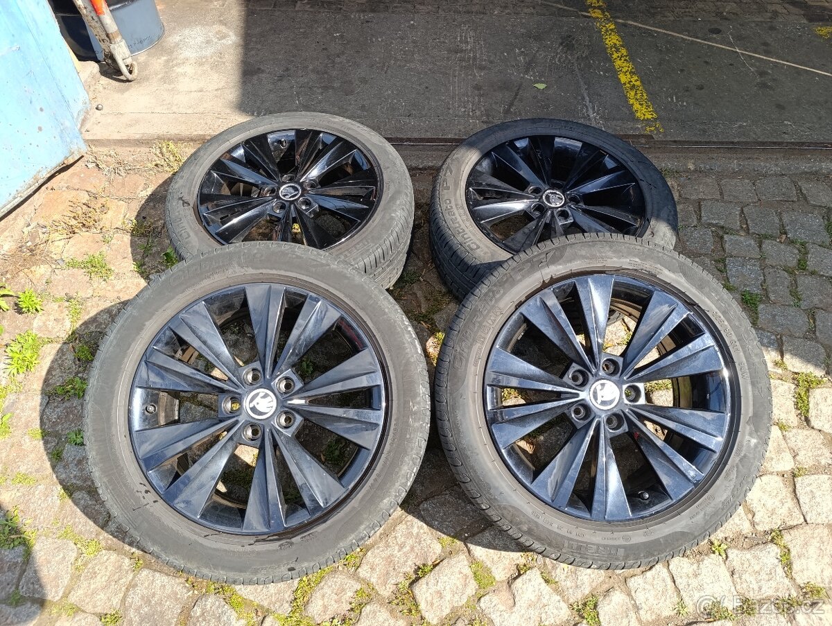 Original alu kola Škoda model Twister 5x112 R17