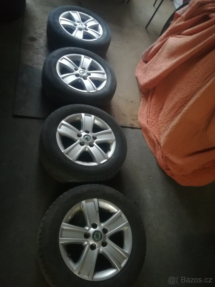 Alu kola originál Škoda Octavia II