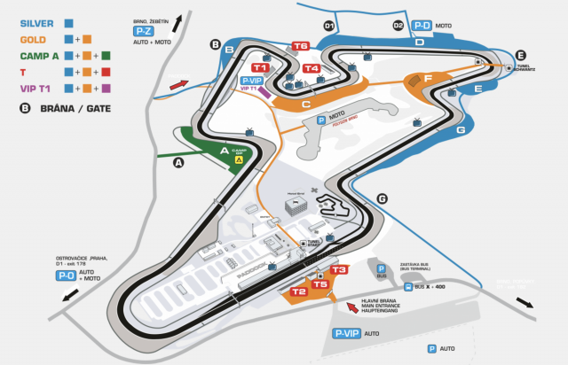 Prodám 2 gold vstupenky na moto GP Brno