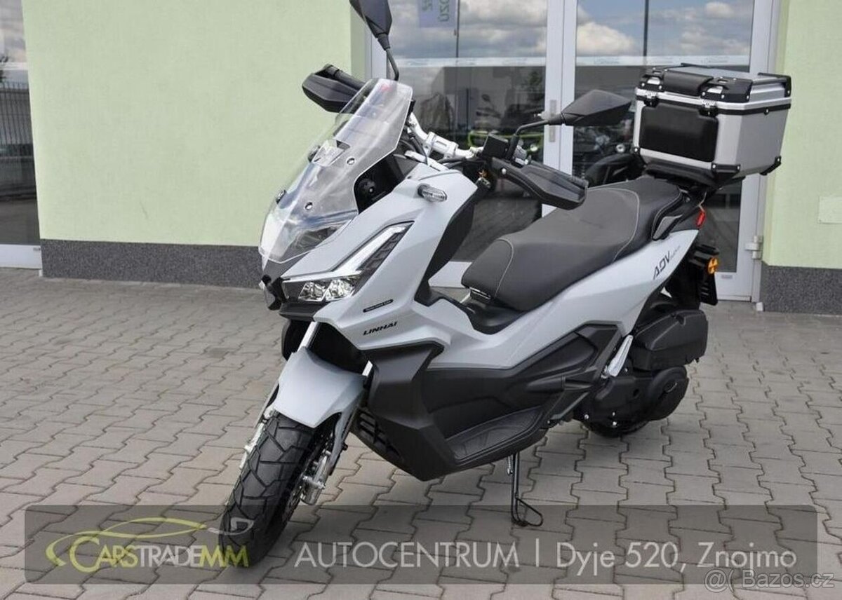 Linhai SCOOTER ADV BUCK 125 SKLADEM benzín automat 8 kw