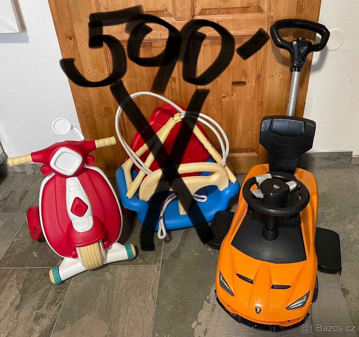 Houpačka, autíčko, choditko