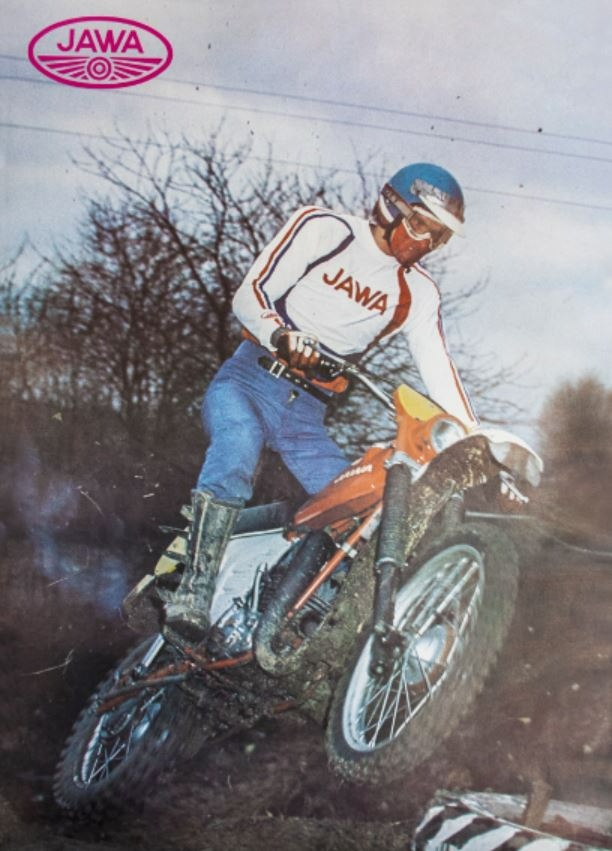 Plakát JAWA Soutěžní Enduro